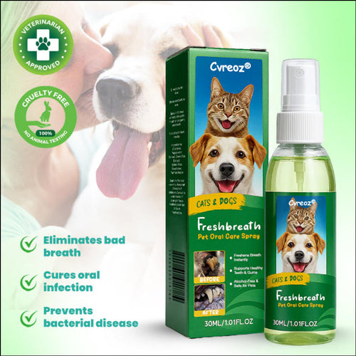 Cvreoz® FreshBreath Pet Oral Care Spray
