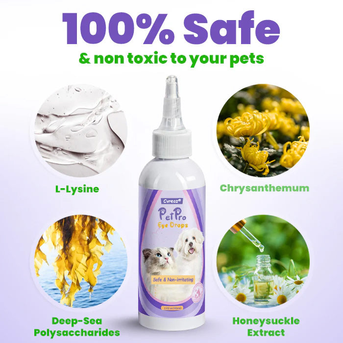 ⏱️ Fast Results 🌟 Official Store | Cvreoz® PetPro Eye Drops